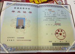 上海师范大学历届毕业证样本图片