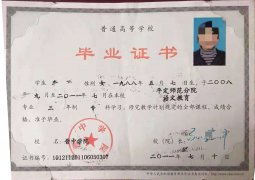 晋中学院毕业证样本图片