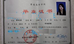 重庆大学城市科技学院毕业证高清样本图