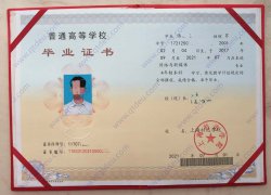 上海杉达学院毕业证模板(样板)图片