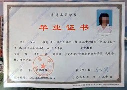 河池学院毕业证学位证原版样式