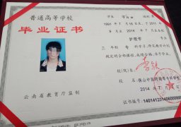 保山中医药高等专科学校毕业证原版样本样式图片